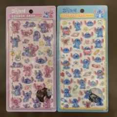 さ*ん様 正規品　スティッチ　ボンボンドロップシール　ボンドロ　シール　2枚セッ