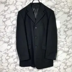 MICHIKO LONDON　（94Y6）　ストライプテーラードジャケット　黒