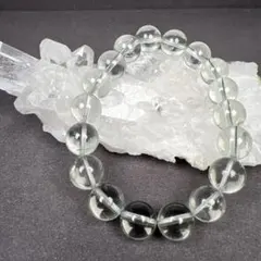 天然石　ブレスレット　グリーンアメジスト　11ミリ