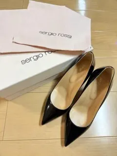 【未使用】sergio rossi セルジオロッシ　ハイヒールパンプス