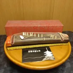 【美品】ミニ琴 全長約42cm 短琴 和楽器 13弦 お筝 お琴 美品 ミニ琴 全長約65cm×幅約25cm 和楽器 十三弦 箏 お琴 短琴 2尺