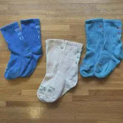 tabio kids 靴下 19-21cm メッセージロゴソックス
