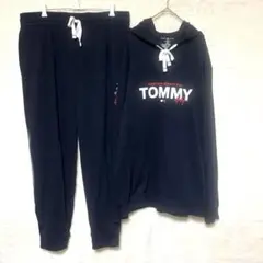 最終価格✨️【トミーヒルフィガー】 セットアップ フーディ＆スウェットパンツ L