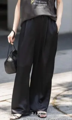 framework サテンイージーパンツ