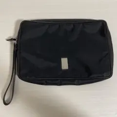 dunhill ダンヒル クラッチバッグ セカンドバッグ ブラック　持ち手付き