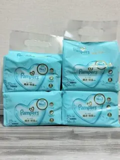 パンパース 肌へのいちばん おしりふき 純水・保湿成分 56枚×2コ 4個セットのサムネイル