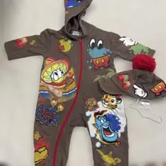 ディズニー公式 ミッキー ロンパース 帽子セット レア ベビー