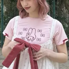 merryjenny My MelodyミニギンガムTee