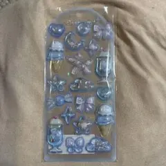 正規品 クーリア クリアジェム ステッカー ライトブルー