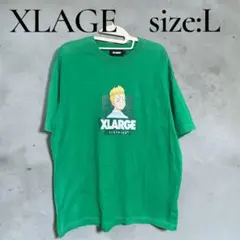 XLAGE エクストララージ 東京リベンジャーズ コラボTシャツ タケミッチ 緑