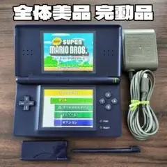 全体美品 完動品 ニンテンドーDS Lite エナメルネイビー 本体 純正付属品