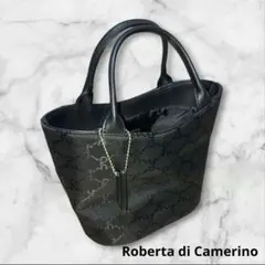 Roberta di Camerino 黒 ハンドバッグ　ロベルタディカメリーノ