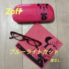 【再値下げ】Zoff ミニーマウス ブルーライトカット眼鏡