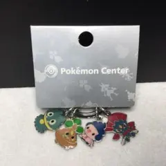 ポケセン ポケモンドールズ 4連キーホルダー ピカチュウ 初代御三家