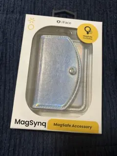 iFace MagSynq カードウォレット　オーロラシルバー