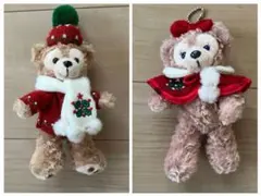 【新品・未使用】ダッフィーとシェリーメイのぬいぐるみバッジです！