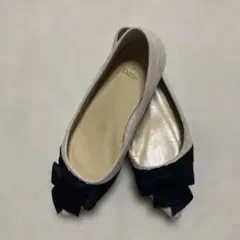 最終春も活躍！可愛いOdette eOdileリボンフラットシューズ23cm