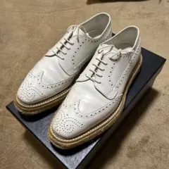 PRADA エスパドリーユ ウイングチップ レースアップシューズ サイズ5のサムネイル