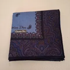 Christian Dior ペイズリー柄ハンカチ