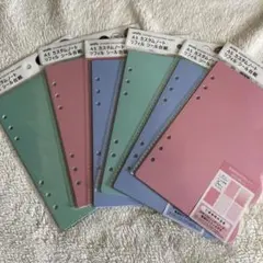 【新品】amifa A5カスタムノート　リフィル　シール台紙　シール帳