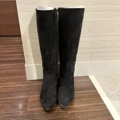 【美品・一度着用のみ】HIMIKO ニーハイブーツ（23.5cm）日本製