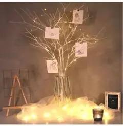 ウェルカムツリーとLEDライトなど
