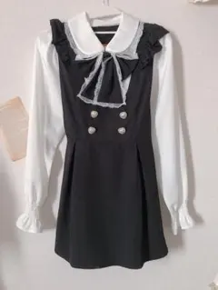 地雷系 ブラウス セットアップ