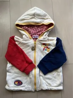 ミキハウス フード付きパーカー 90