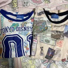 東京ディズニーリゾート 半袖Tシャツ S-Mサイズ 2枚セット