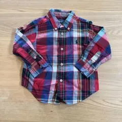 Ralph Lauren チェック柄シャツ 2T