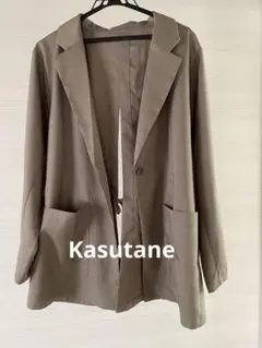 Kastaneバックリボン テーラードジャケット グレーFのサムネイル