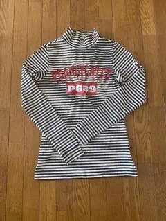 パーリーゲイツ　タートルネック　ボーダー　サイズ０