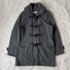 90s 00s ラルフローレン ダッフルコート ウィングフット チャコールグレー