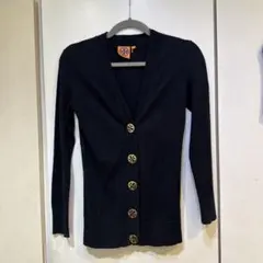 TORY BURCH ネイビー カーディガン XS