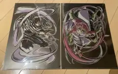 鬼滅の刃 全集中展 ED クリアファイル 伊黒小芭内 甘露寺蜜璃