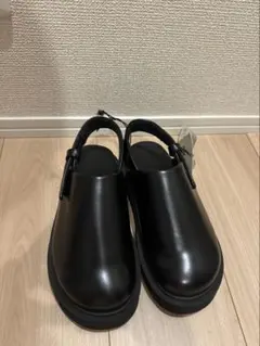 ユニクロ C クロッグシューズ S ブラック