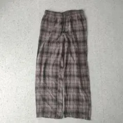 Croft & Barrow チェック パジャマパンツ イージーパンツ m