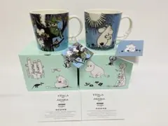 ゆ*ろ様 ARABIA ムーミン マグ 80周年記念セット　2個　0.3L 新品