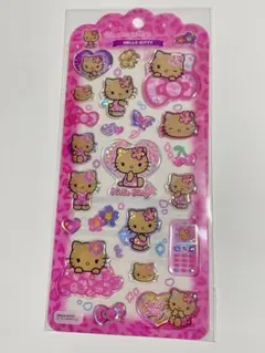 《新品》ドロップジュエリーシール　日焼けキティ