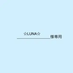 ☆LUNA☆様専用