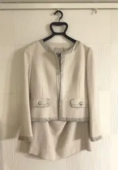 ユナイテッドアローズ グリーンレーベル フォーマルツイードスカートスーツ 上下