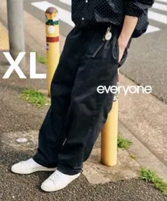 everyone corduroy belted easy pants XL - メルカリ