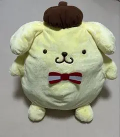 ポムポムプリン　超超BIGぬいぐるみ　ー紅白リボンー