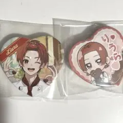 いれいす りうら ハート型缶バッジ