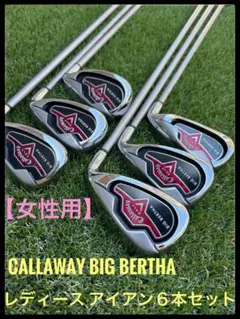 【女性用】Callaway BIG BERTHA レディース アイアン6本セットのサムネイル
