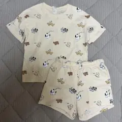 H&M キッズ 犬柄 セットアップ 104cm