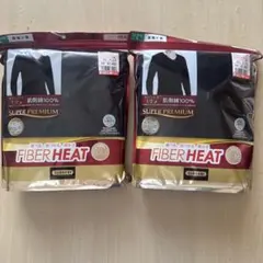 CLOSSHI FIBER HEAT 長袖V首 Lサイズ 2枚セット　半額
