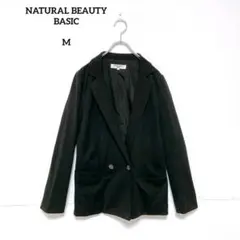 NATURAL BEAUTY BASIC テーラード ジャケット ブラック M