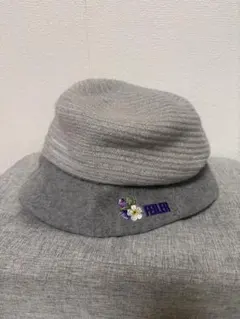 【新品未使用】フェイラー　ナイツドリーム　帽子 ライトグレー 新品未使用】フェイラー ナイツドリーム 帽子 ライトグレー