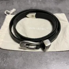 OUR LEGACY Studded Double Tongue Belt 70 - メルカリ